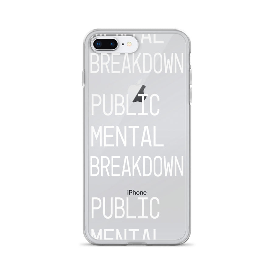 Public Mental Breakdown iPhone Case