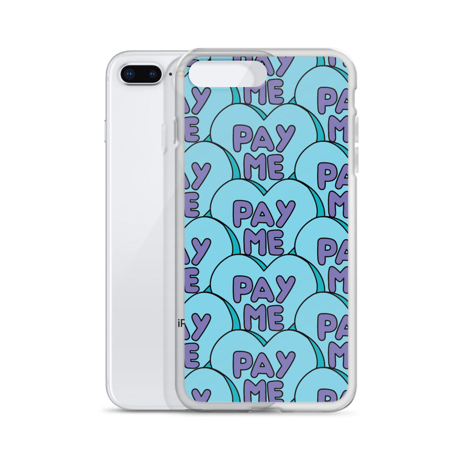 Pay Me Candy Heart iPhone Case