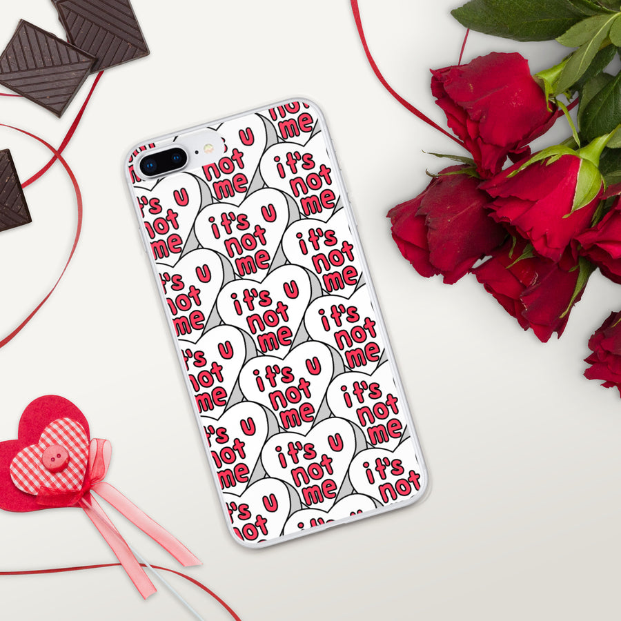 It's U Not Me Candy Heart iPhone Case