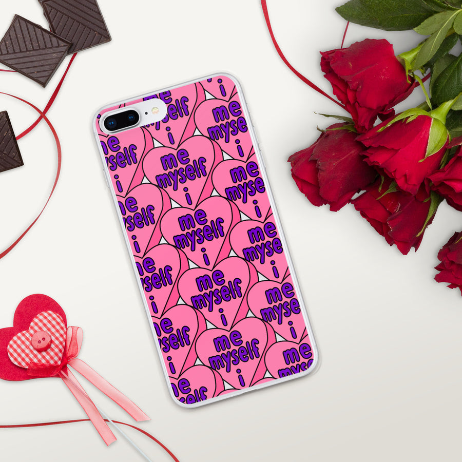 Me Myself & I Candy Hearts iPhone Case