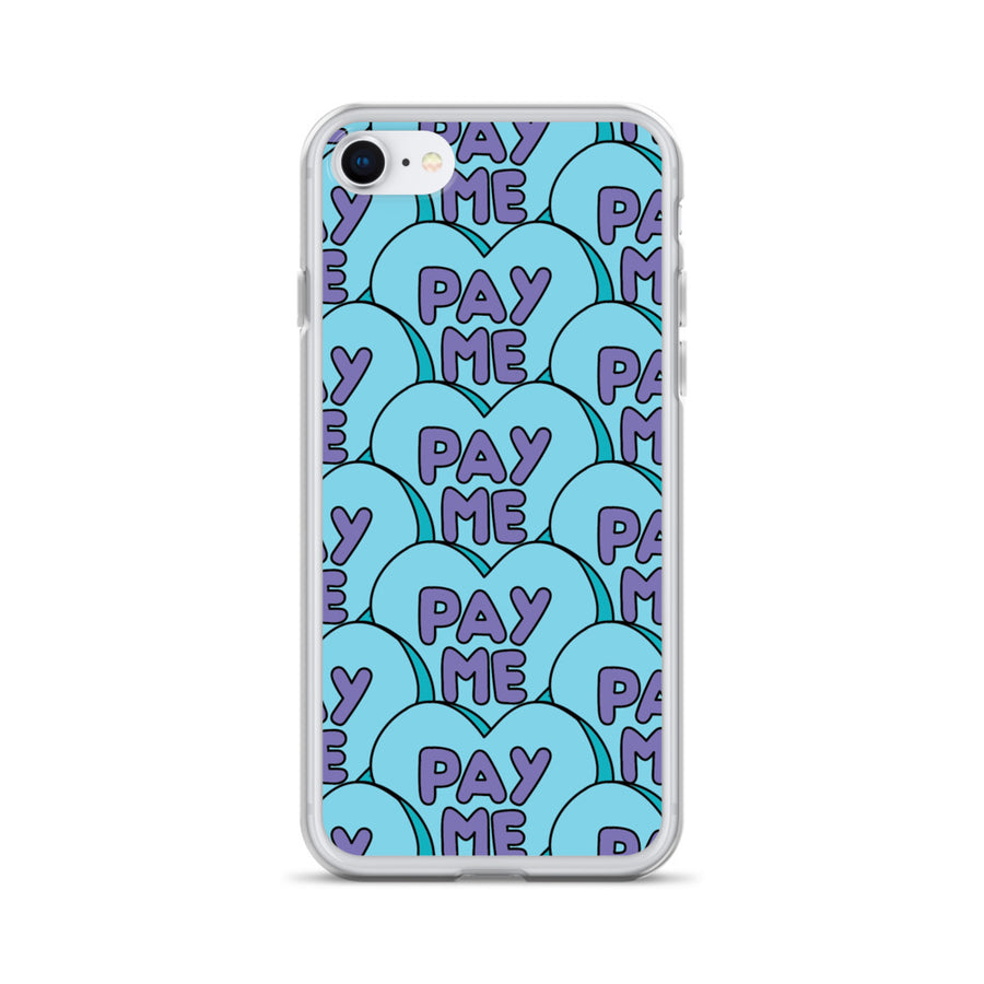 Pay Me Candy Heart iPhone Case