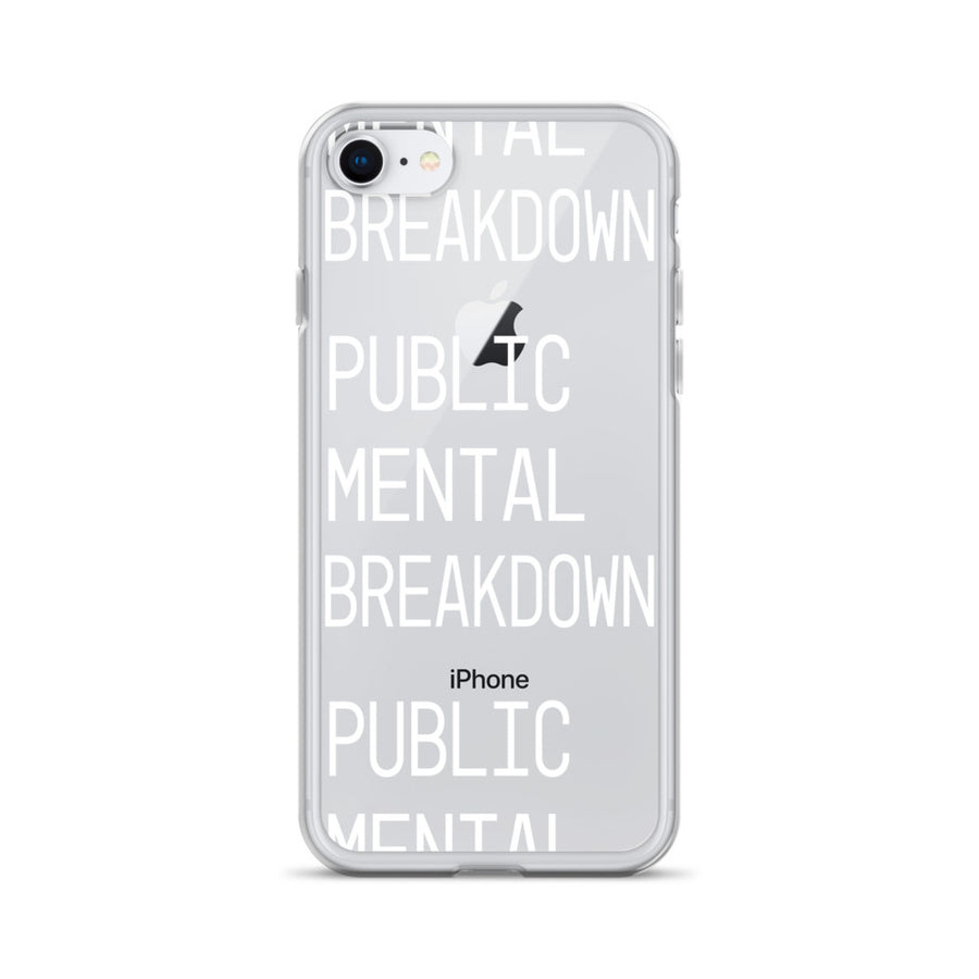 Public Mental Breakdown iPhone Case