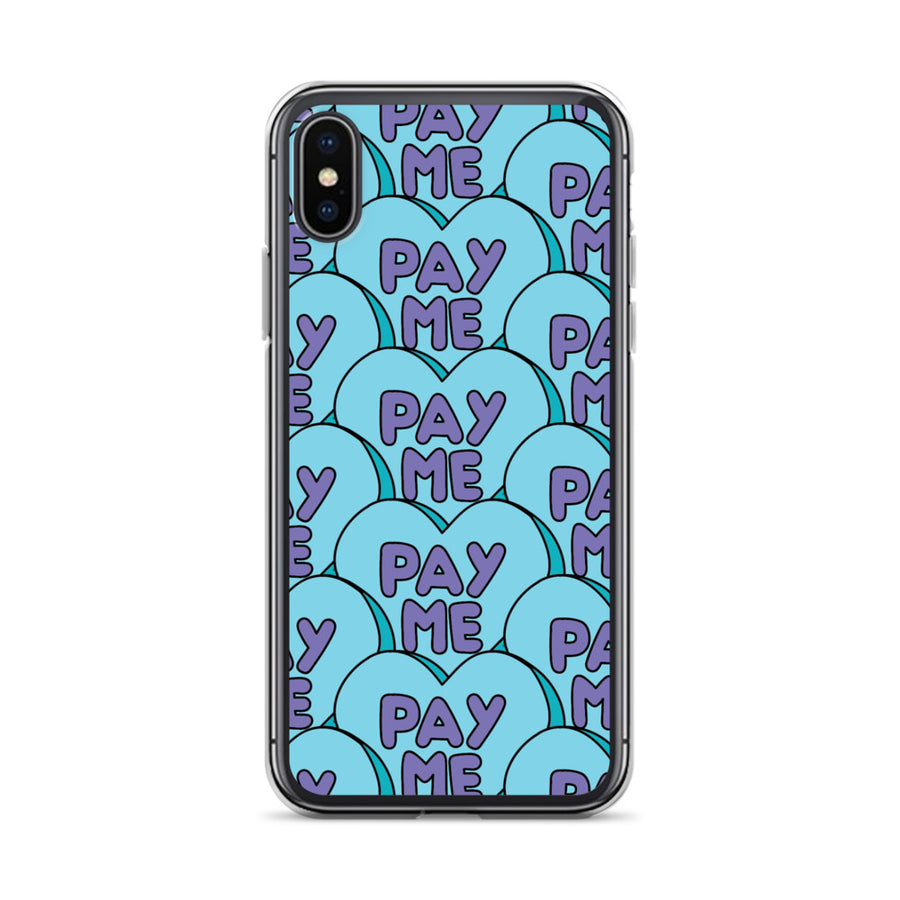 Pay Me Candy Heart iPhone Case