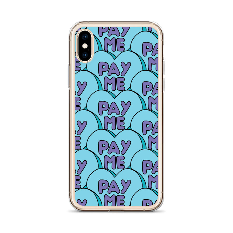 Pay Me Candy Heart iPhone Case