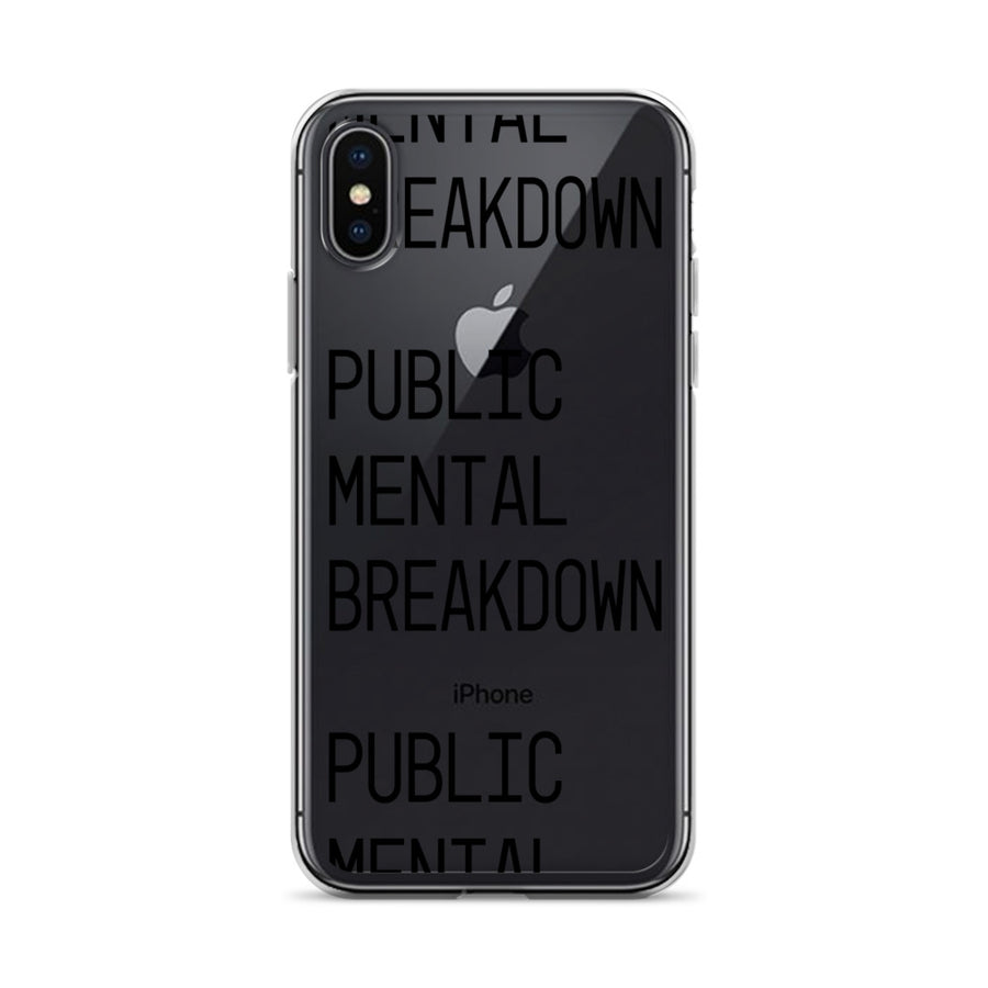 Public Mental Breakdown iPhone Case