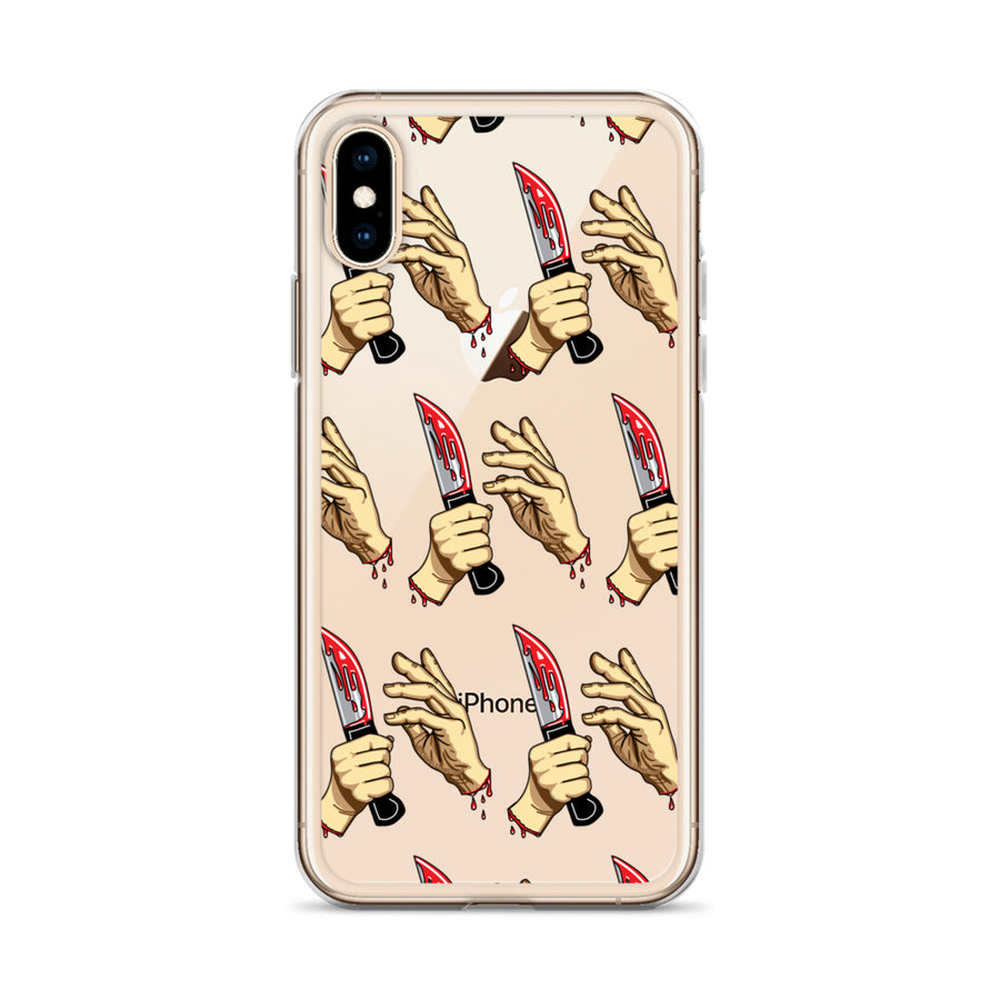 Hands & Knife iPhone Case