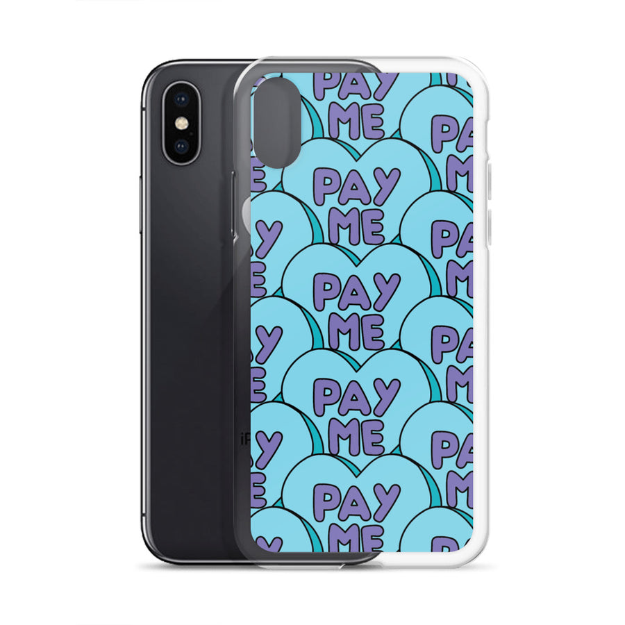 Pay Me Candy Heart iPhone Case