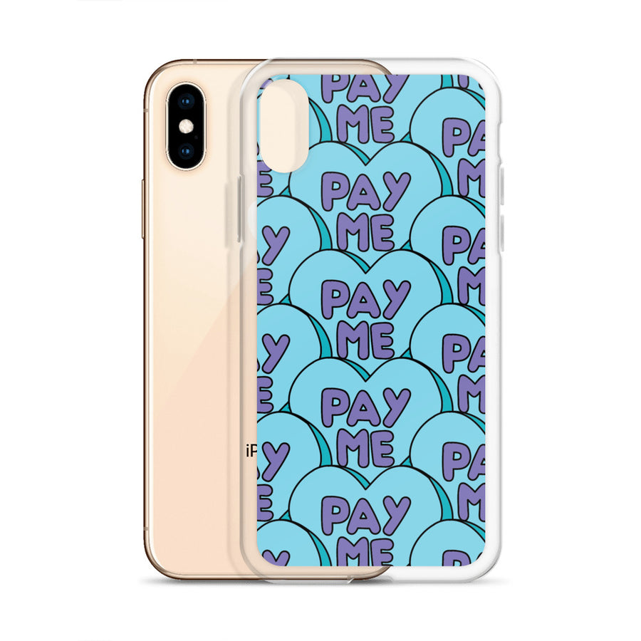 Pay Me Candy Heart iPhone Case