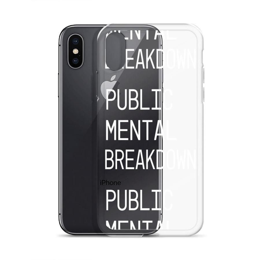 Public Mental Breakdown iPhone Case