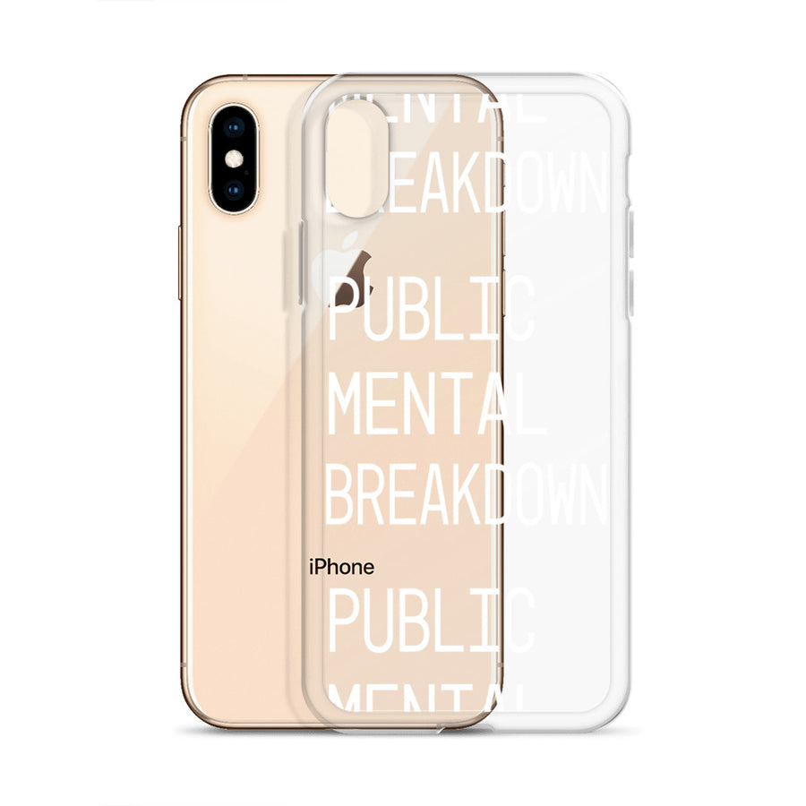 Public Mental Breakdown iPhone Case