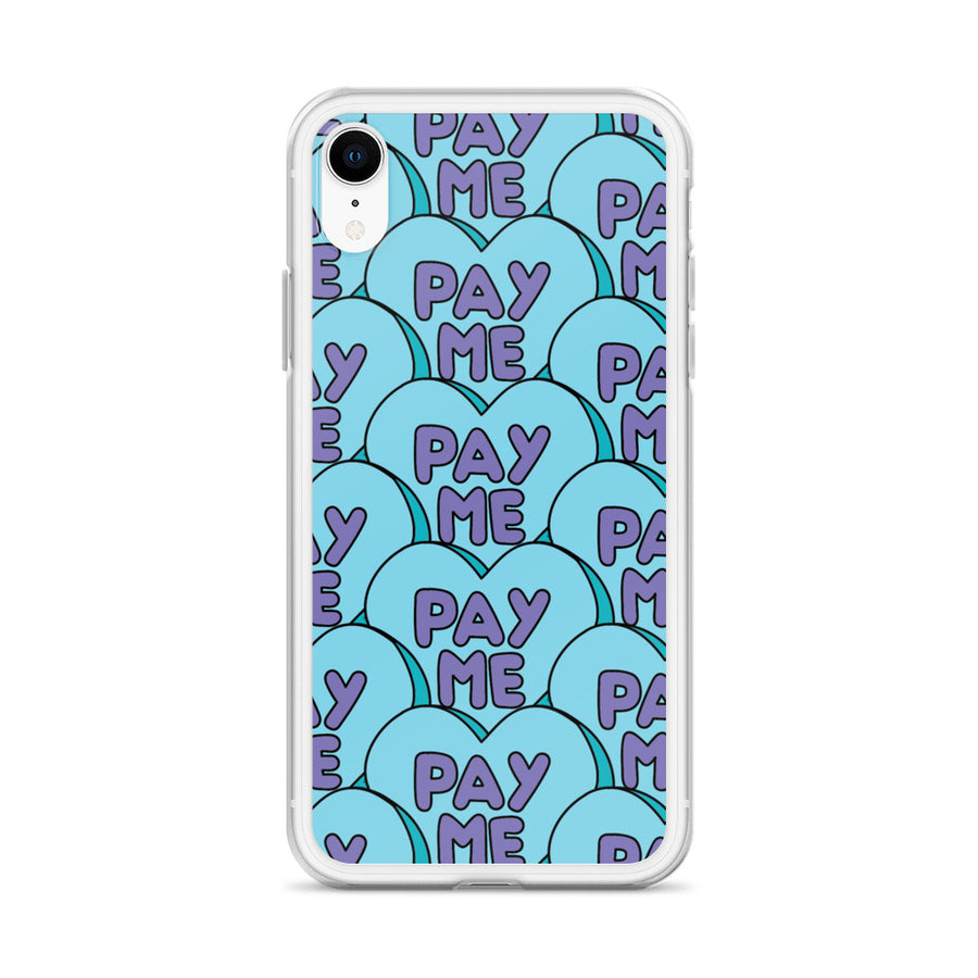 Pay Me Candy Heart iPhone Case