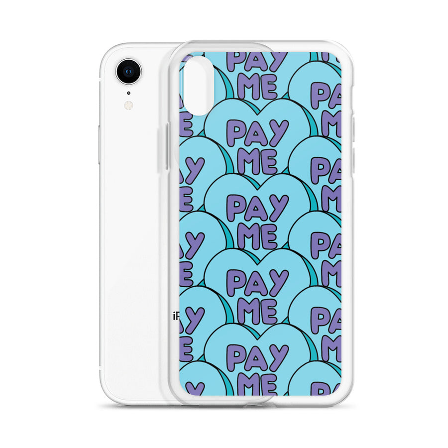 Pay Me Candy Heart iPhone Case