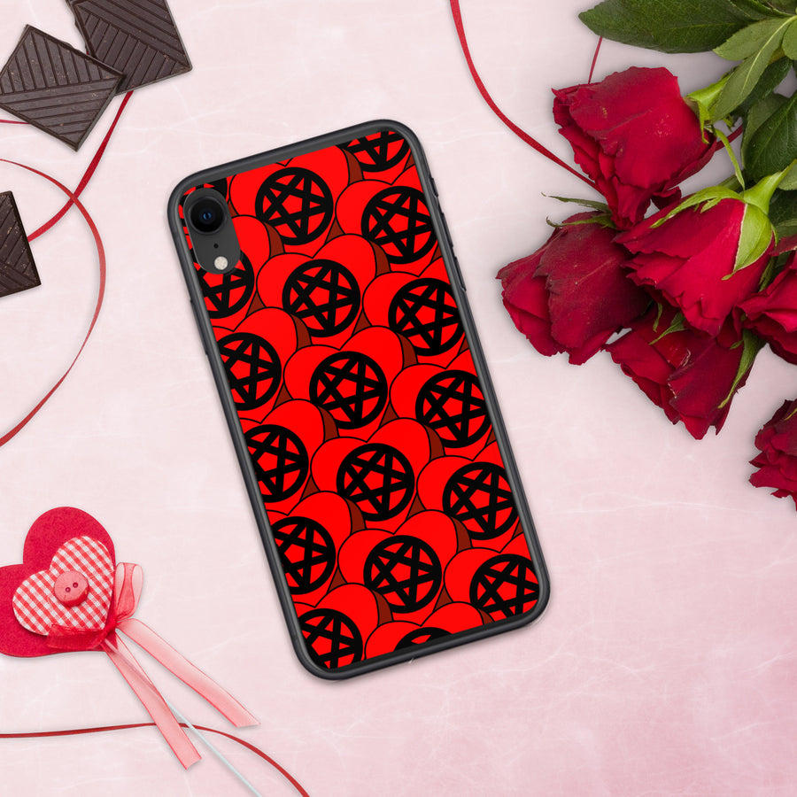 Pentagram Candy Hearts iPhone Case