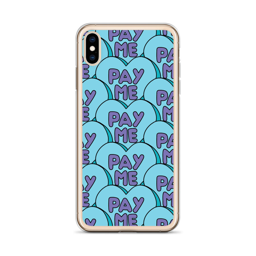 Pay Me Candy Heart iPhone Case