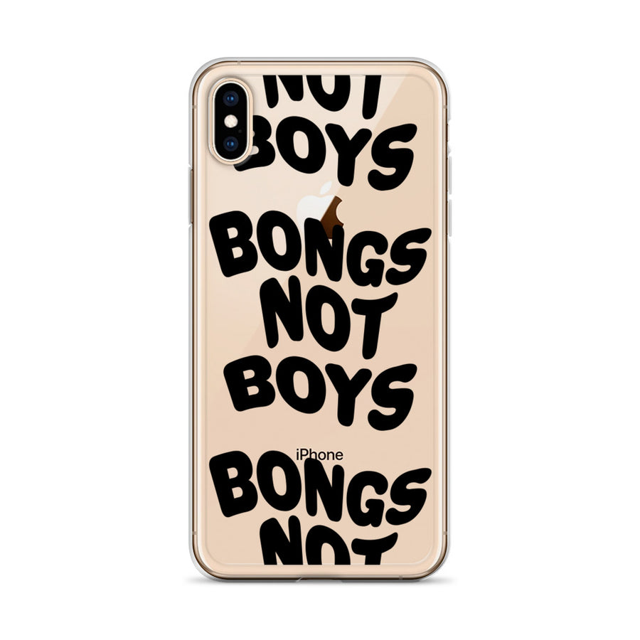 Bongs Not Boys iPhone Case