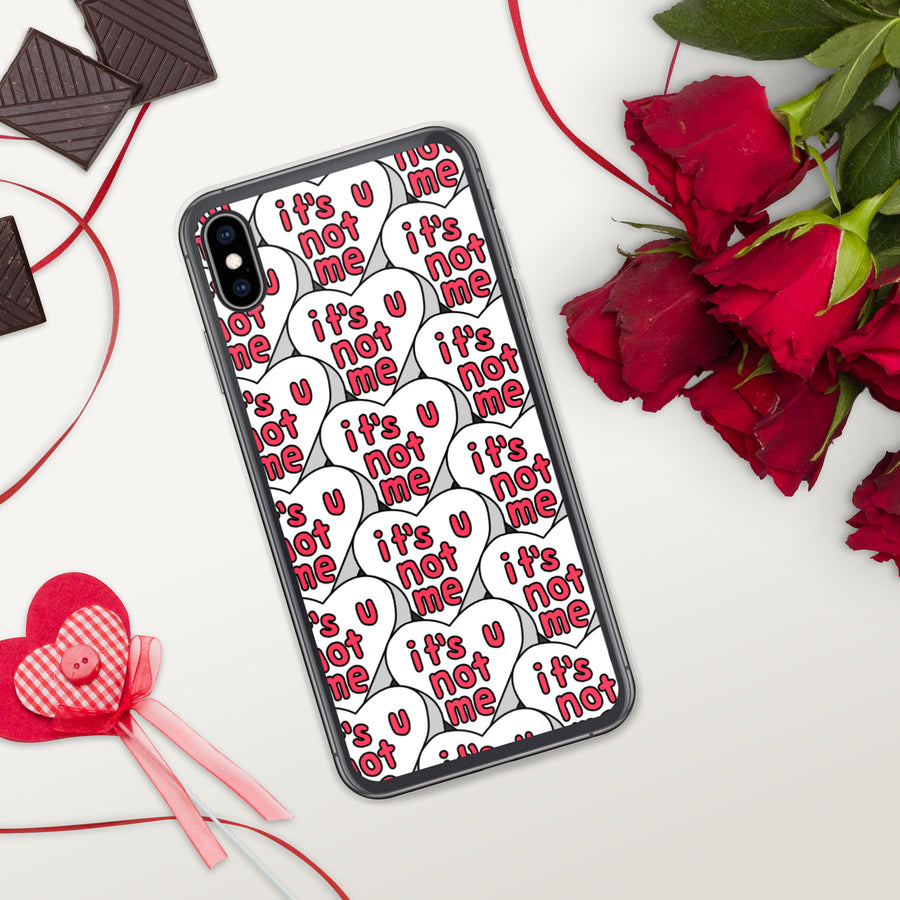 It's U Not Me Candy Heart iPhone Case