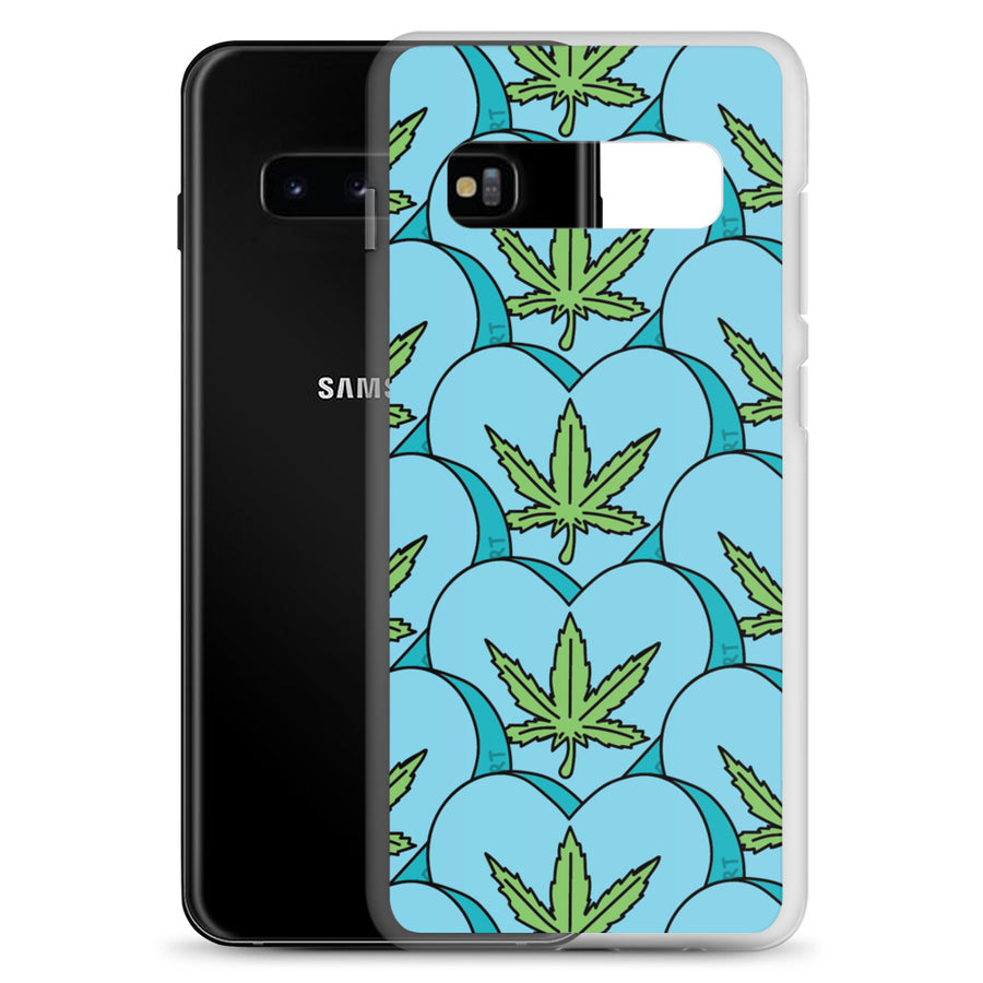 Weed Leaf Candy Heart Samsung Case