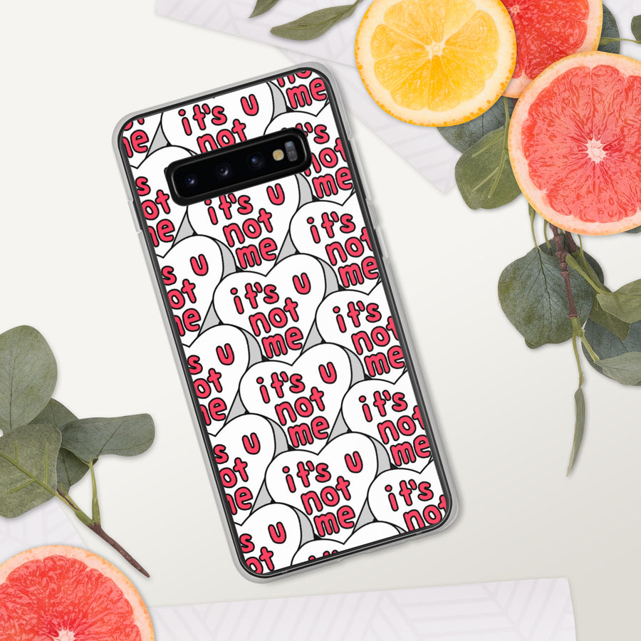 It's U Not Me Candy Heart Samsung Case