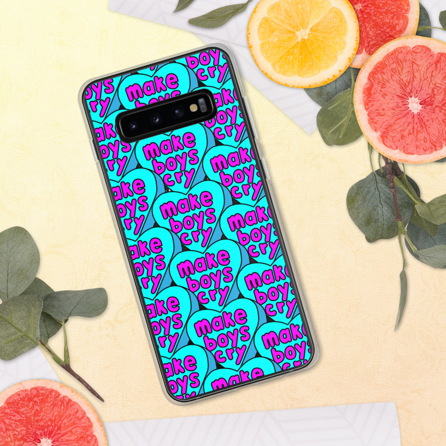 Make Boys Cry Candy Heart Samsung Case