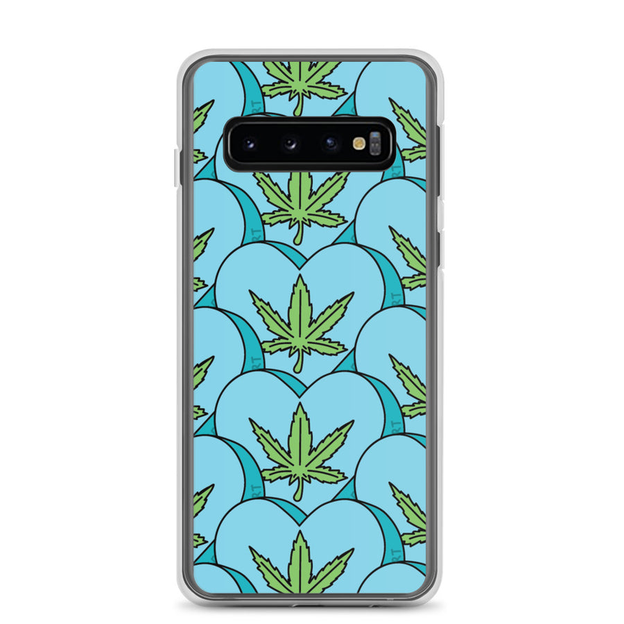 Weed Leaf Candy Heart Samsung Case