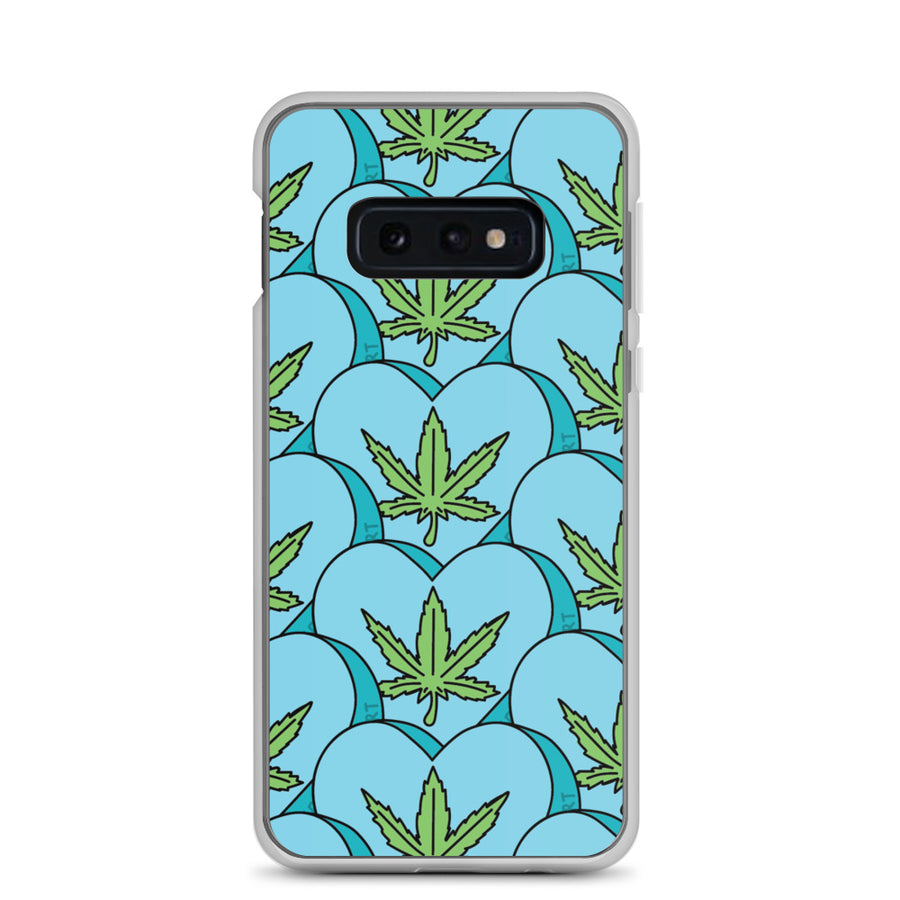 Weed Leaf Candy Heart Samsung Case