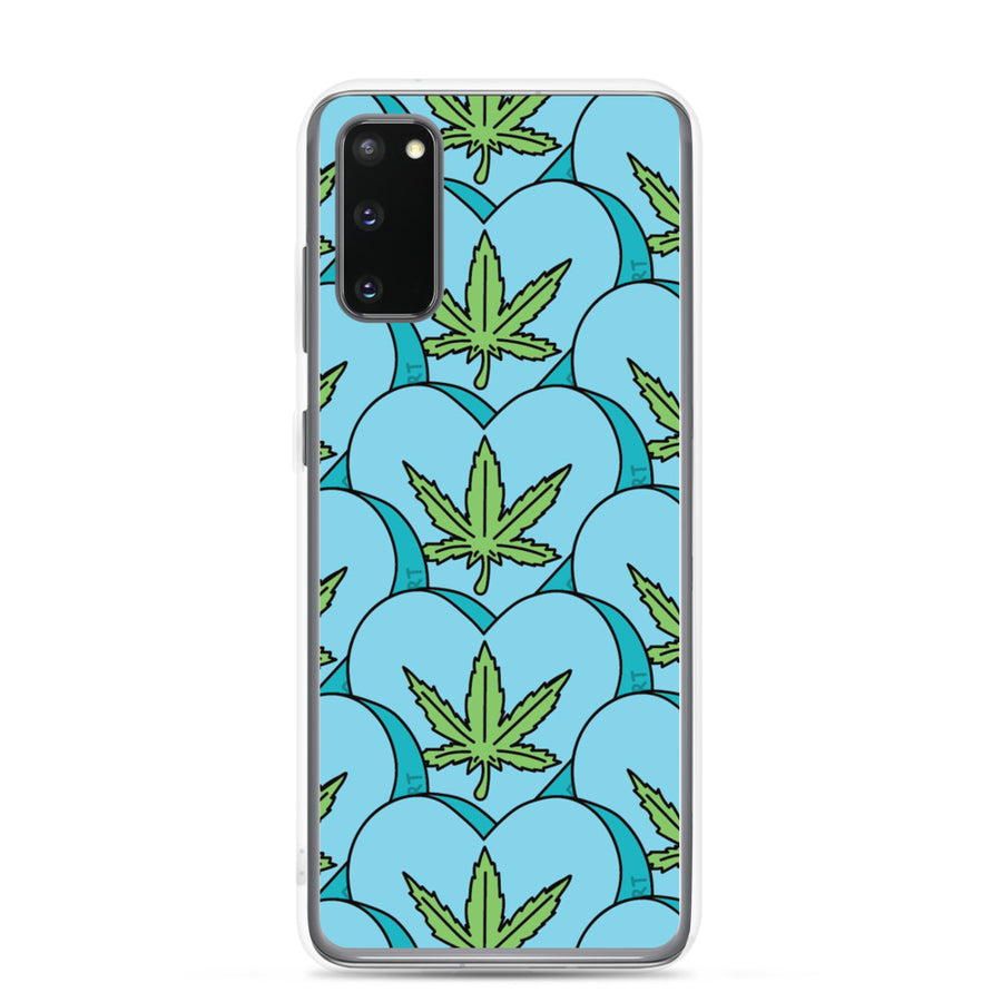 Weed Leaf Candy Heart Samsung Case