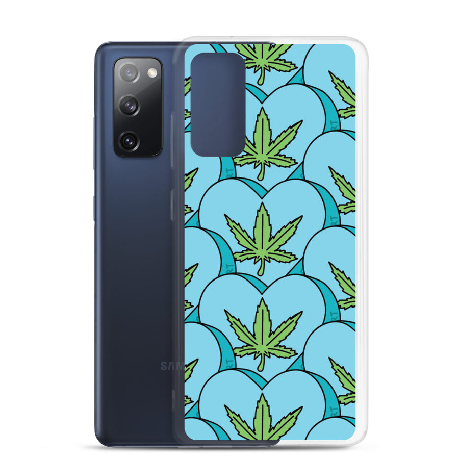 Weed Leaf Candy Heart Samsung Case