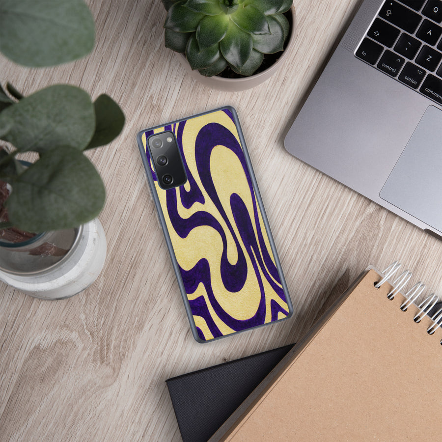 Purple & Gold Samsung Case