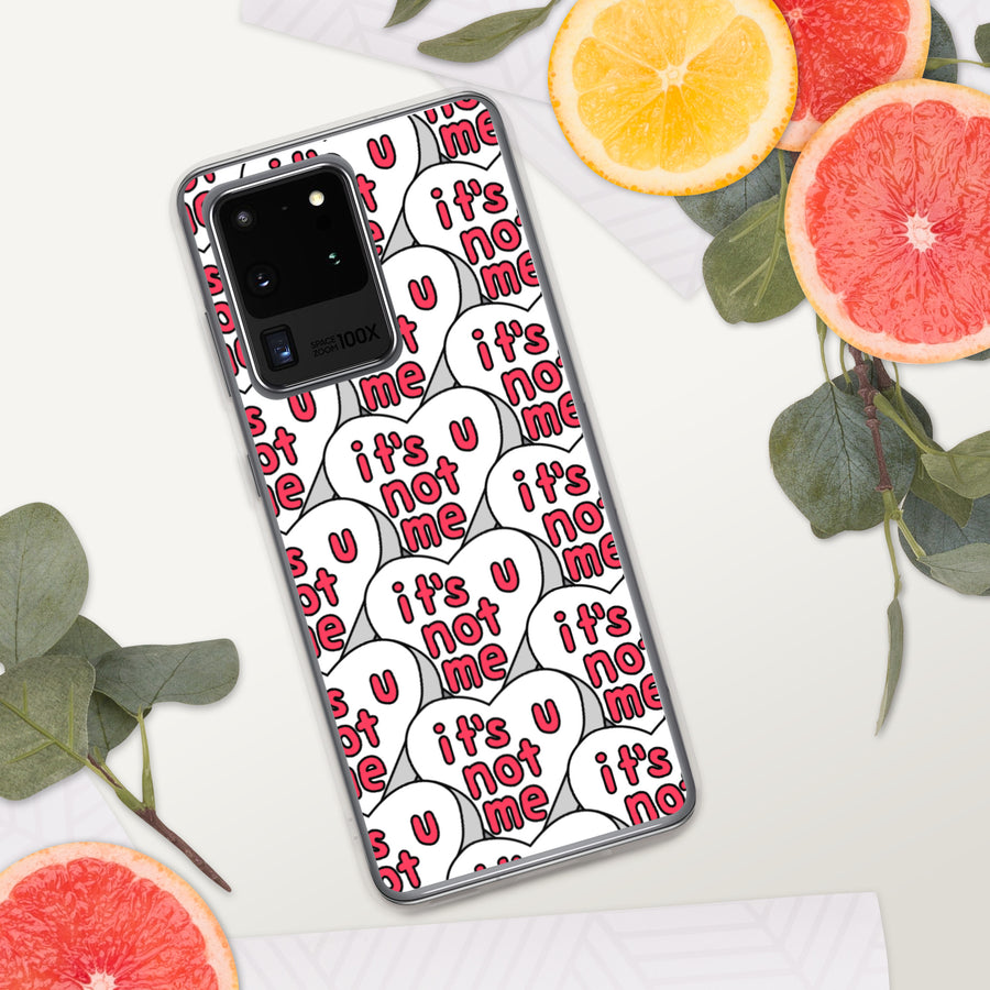 It's U Not Me Candy Heart Samsung Case