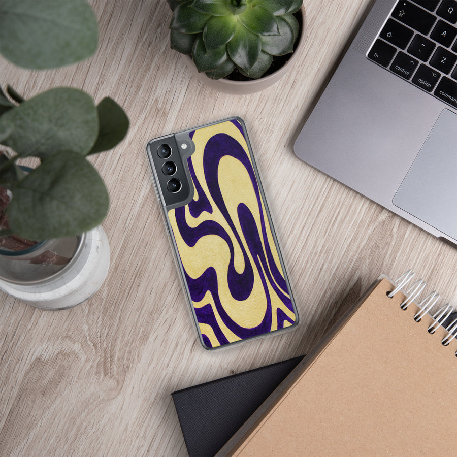 Purple & Gold Samsung Case