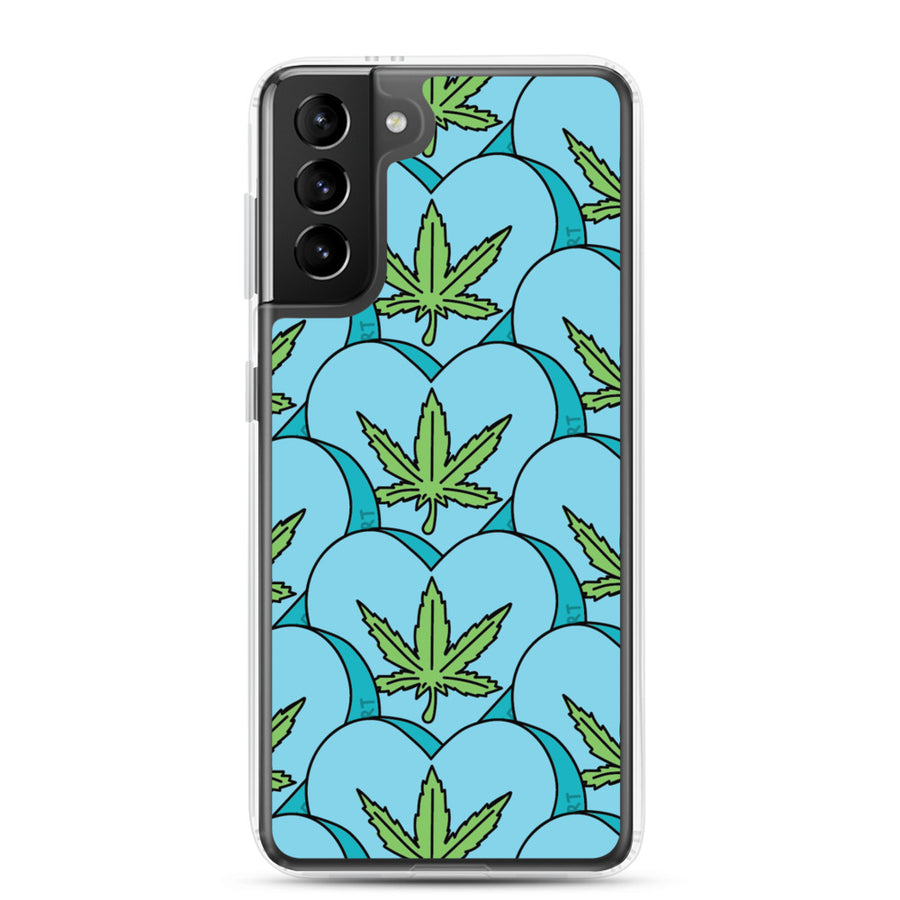 Weed Leaf Candy Heart Samsung Case