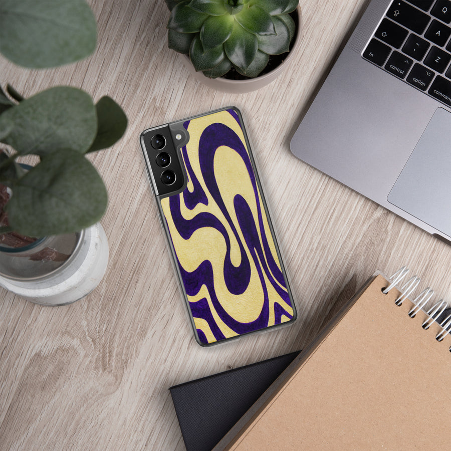 Purple & Gold Samsung Case