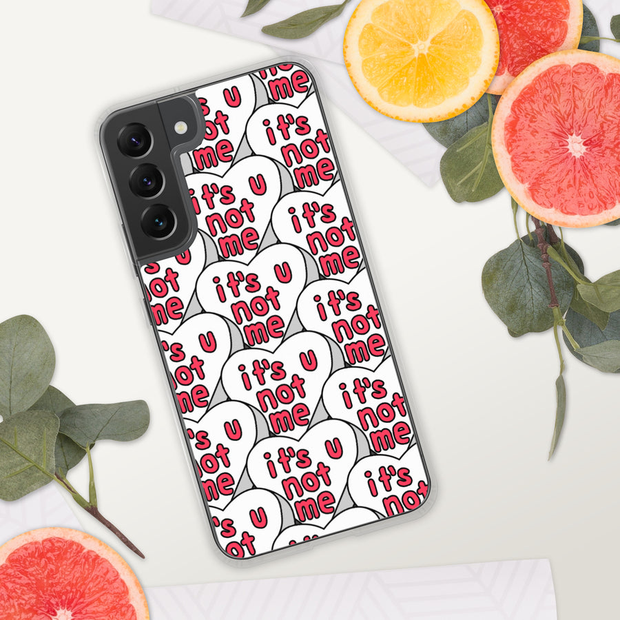 It's U Not Me Candy Heart Samsung Case