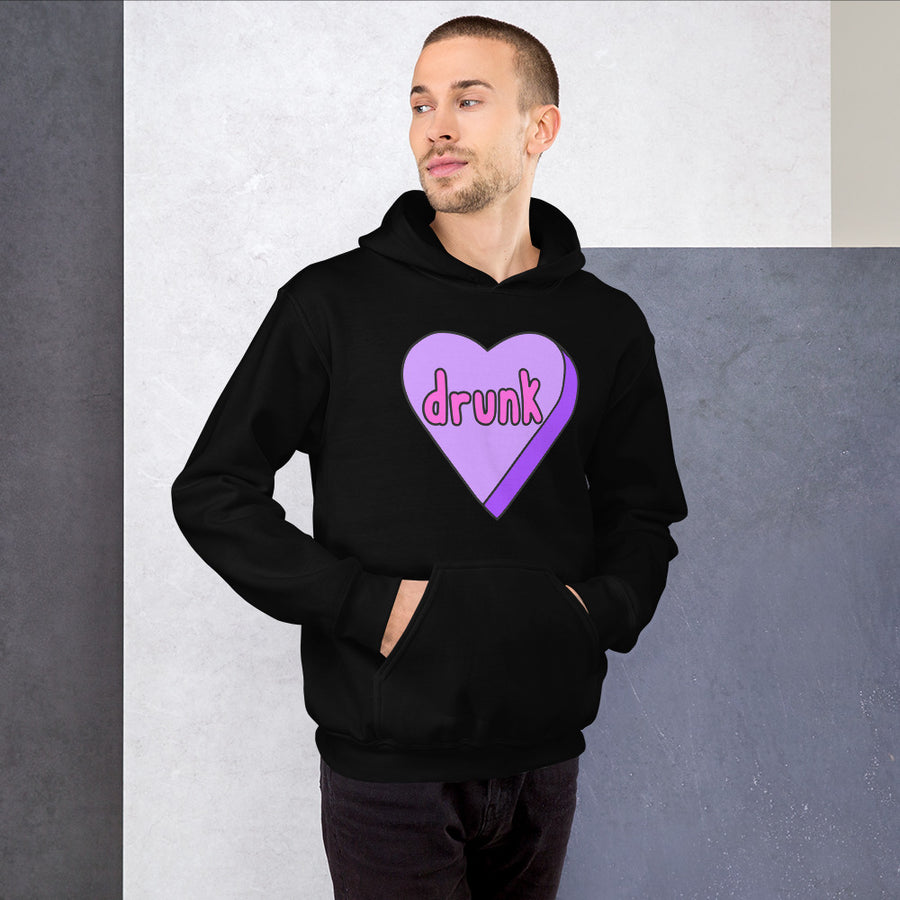 Drunk Candy Heart Hoodie