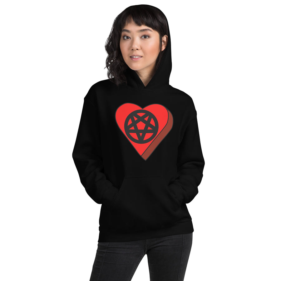 Pentagram Candy Heart Hoodie