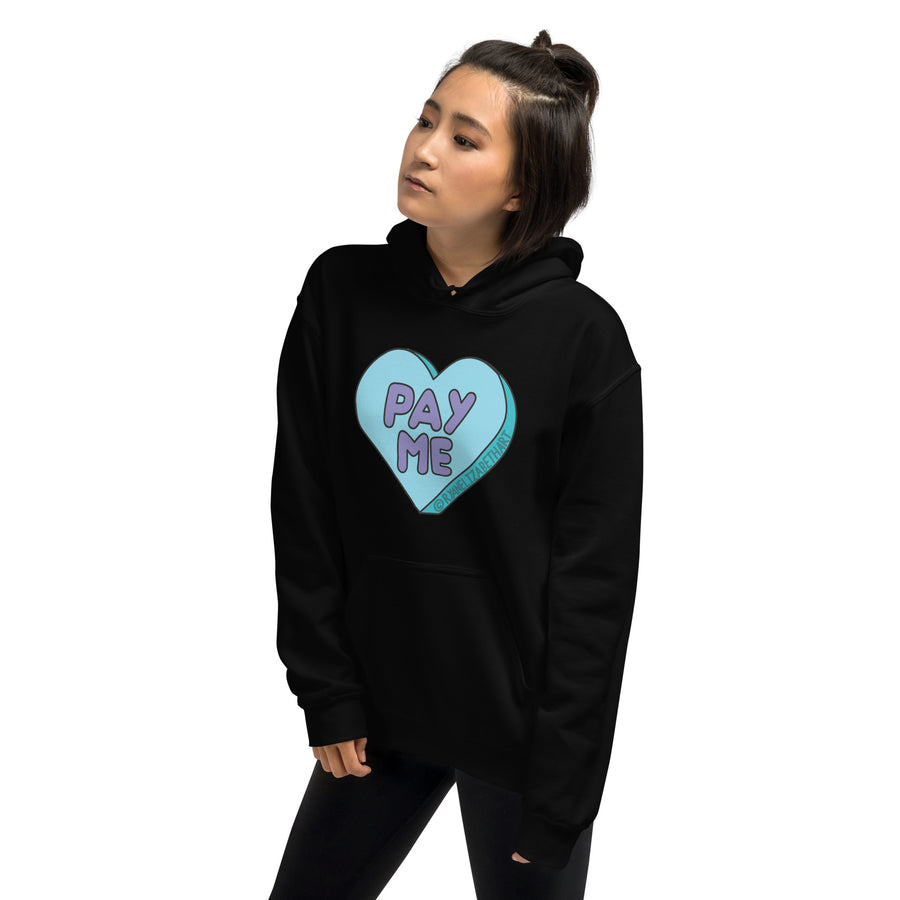 Pay Me Candy Heart Hoodie