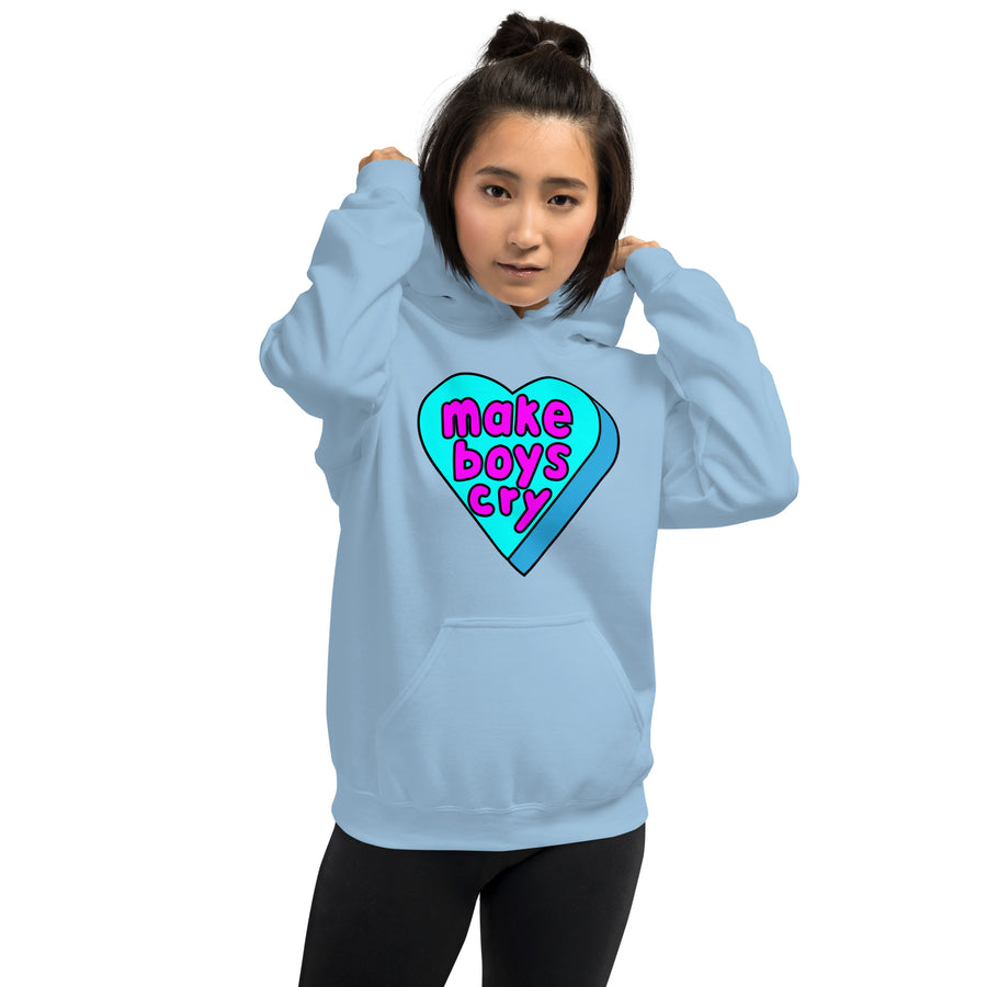 Make Boys Cry Candy Heart Hoodie