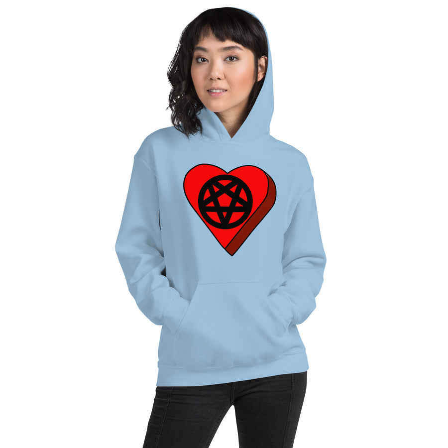 Pentagram Candy Heart Hoodie