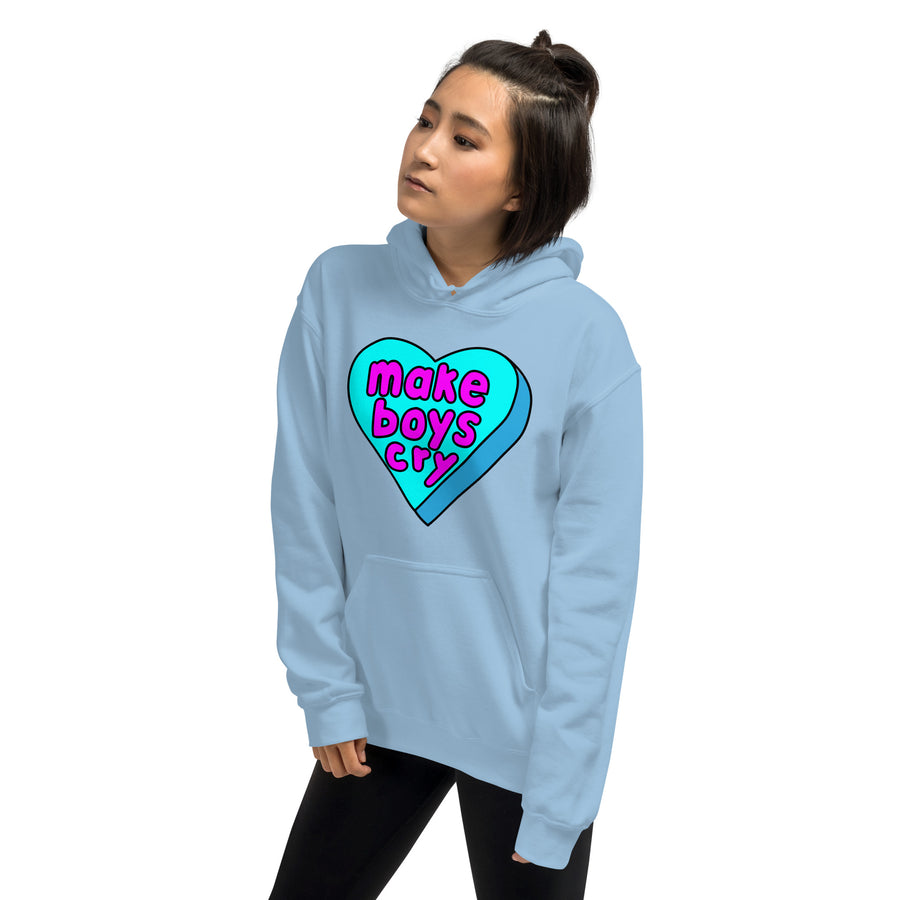 Make Boys Cry Candy Heart Hoodie