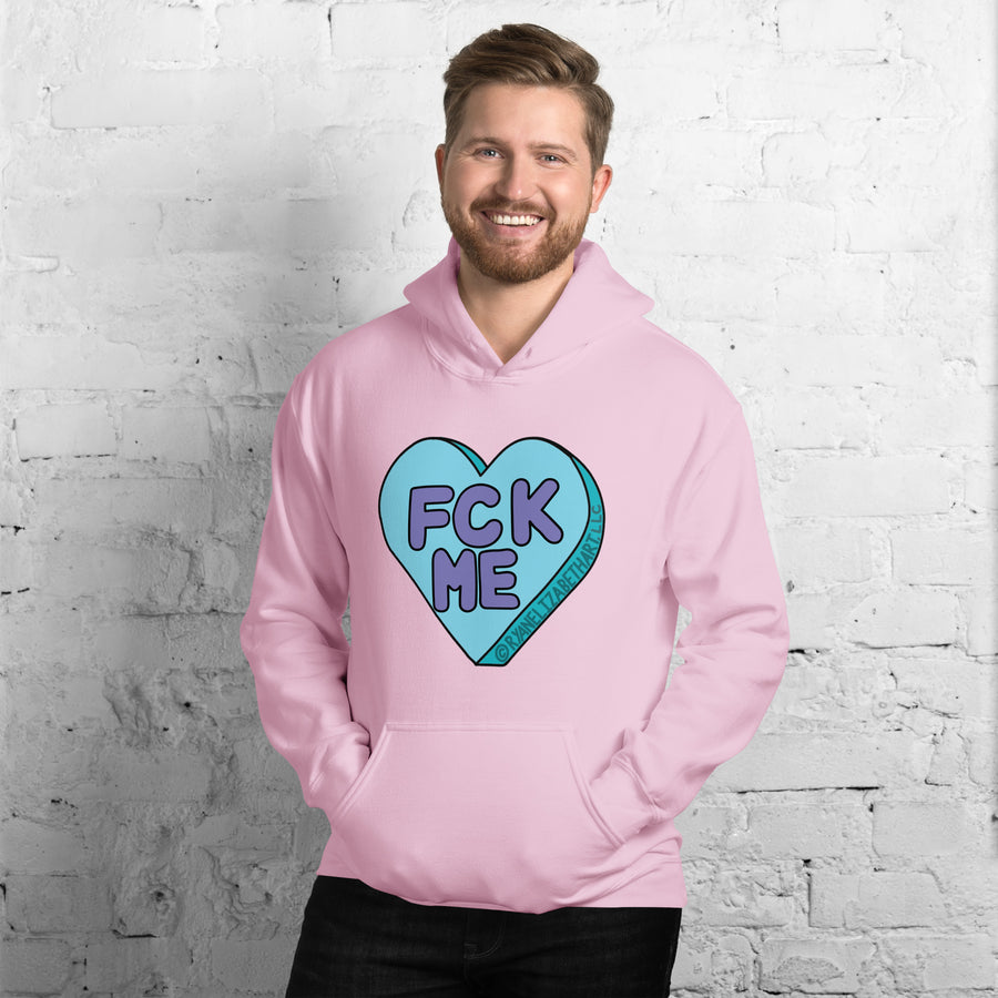 Fck Me Candy Heart Hoodie