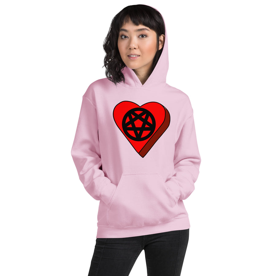 Pentagram Candy Heart Hoodie