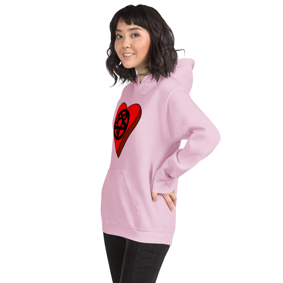 Pentagram Candy Heart Hoodie