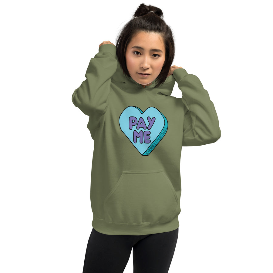 Pay Me Candy Heart Hoodie