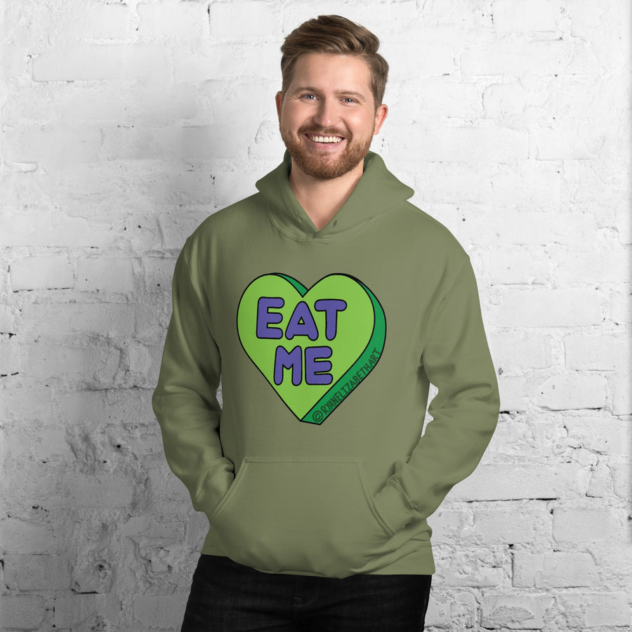 Eat Me Candy Heart Hoodie