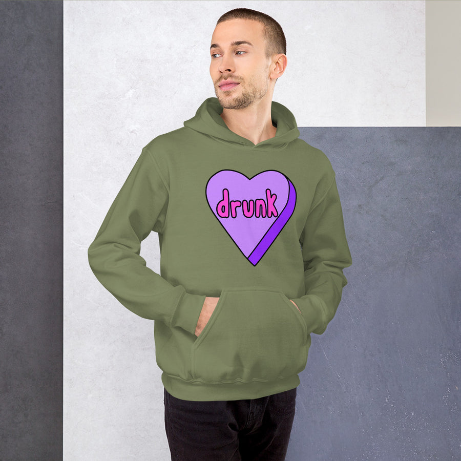 Drunk Candy Heart Hoodie