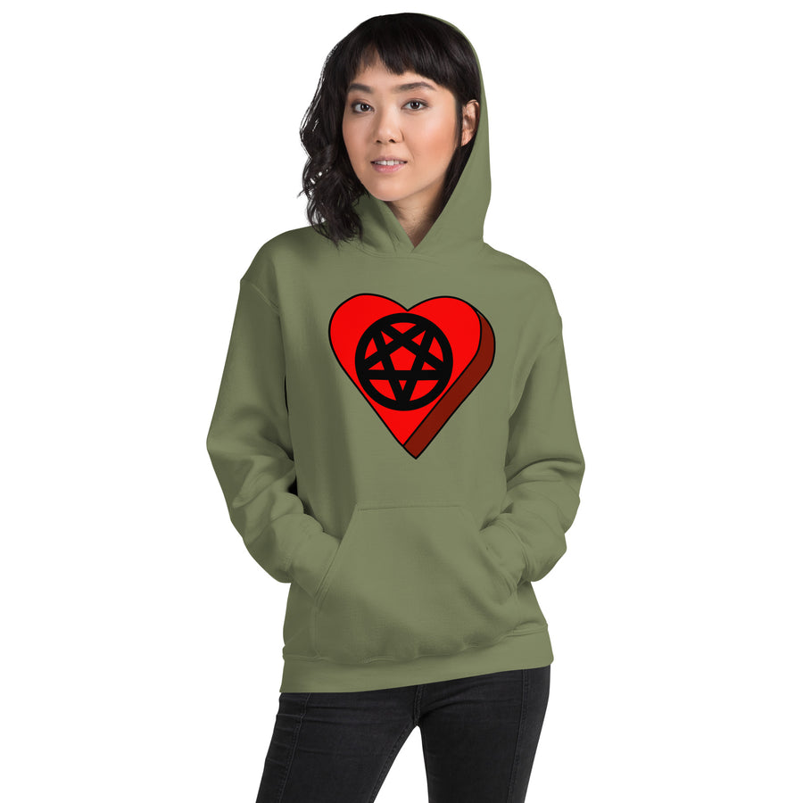 Pentagram Candy Heart Hoodie