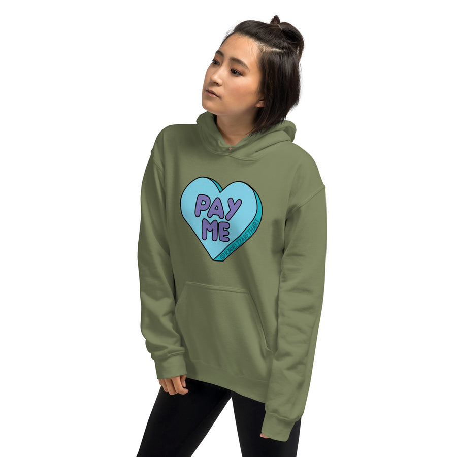 Pay Me Candy Heart Hoodie