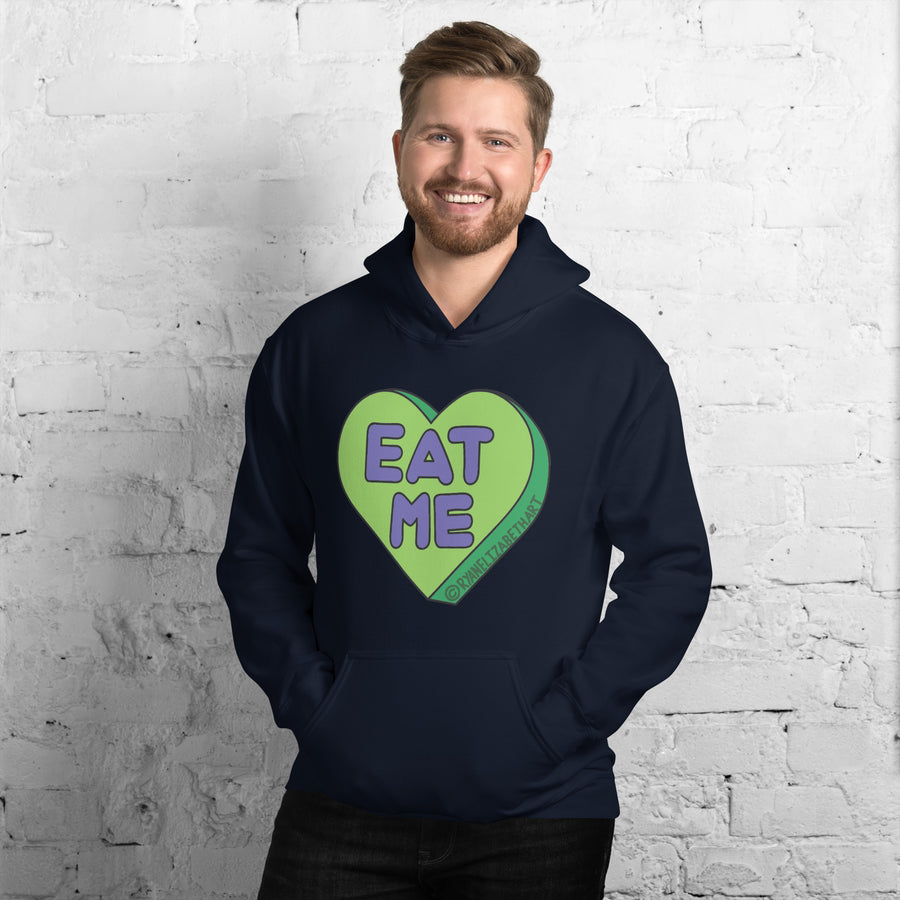 Eat Me Candy Heart Hoodie