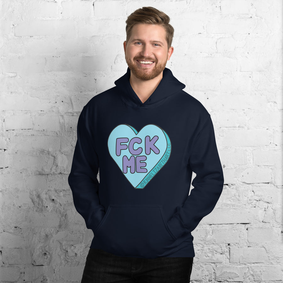 Fck Me Candy Heart Hoodie