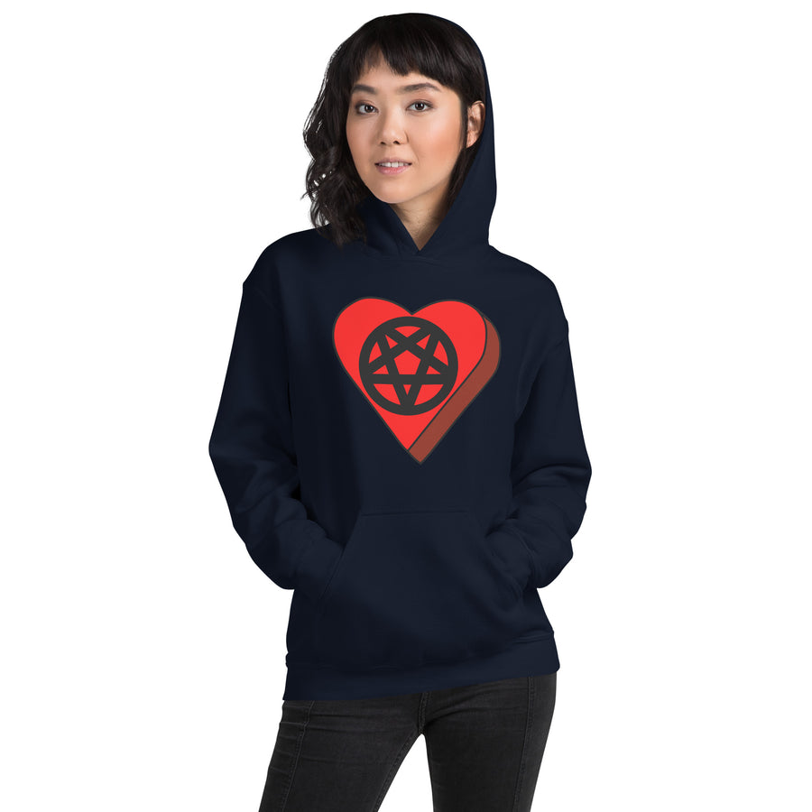 Pentagram Candy Heart Hoodie